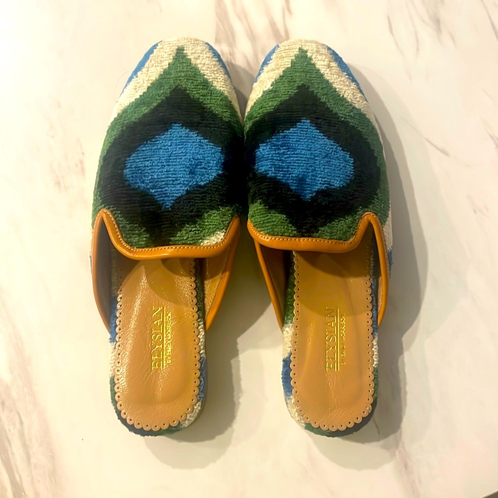 Elysian by Emily Morrison loafer slides. Never been worn. Tag still on.